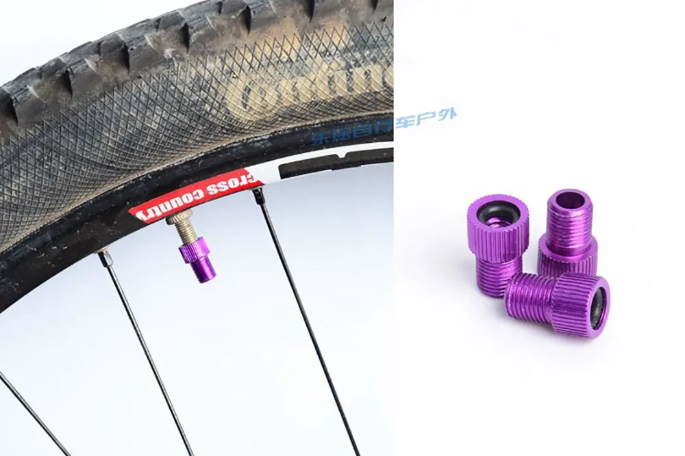 2 шт MTB Дорожный Велосипед Presta To Schrader Клапан адаптер Аксессуары для велосипеда FV to AV SV инструменты для преобразования ремонта Американский клапан