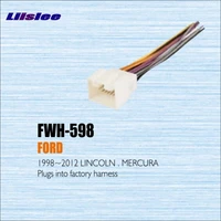 liislee for ford victoria 19982012 plugs into factory harness radio power wire adapterstereo cablemale din to iso