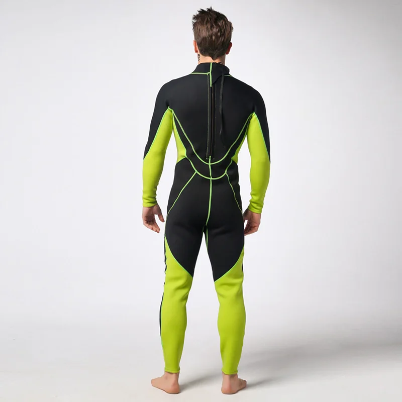 Гидрокостюм для подводной охоты 3 мм неопрен костюм подводного плавания черный