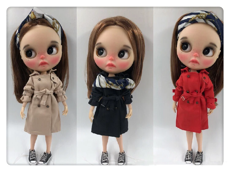 

T02-X581 Blyth кукольные одежда 1/6 куклы аксессуары azone ручной работы одежда интеллектуальной ветровка 1 шт.