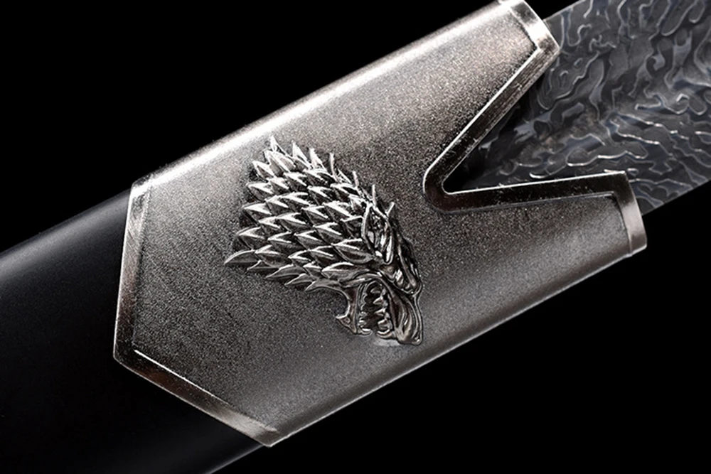 Game of Thrones Ned Eddard Stark Ice Sword Replica Sword Stainless Steel Blade Home Decor