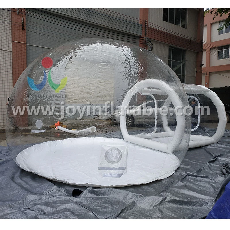 6X4 м пузырьковый надувной igloo кемпинг прозрачный тент с водонепроницаемым и огнезащитным