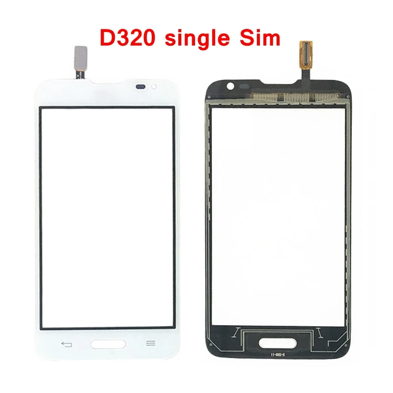 Сенсорный экран дигитайзер для LG L70 D320 D325 одна двойная sim-карта переднее внешнее