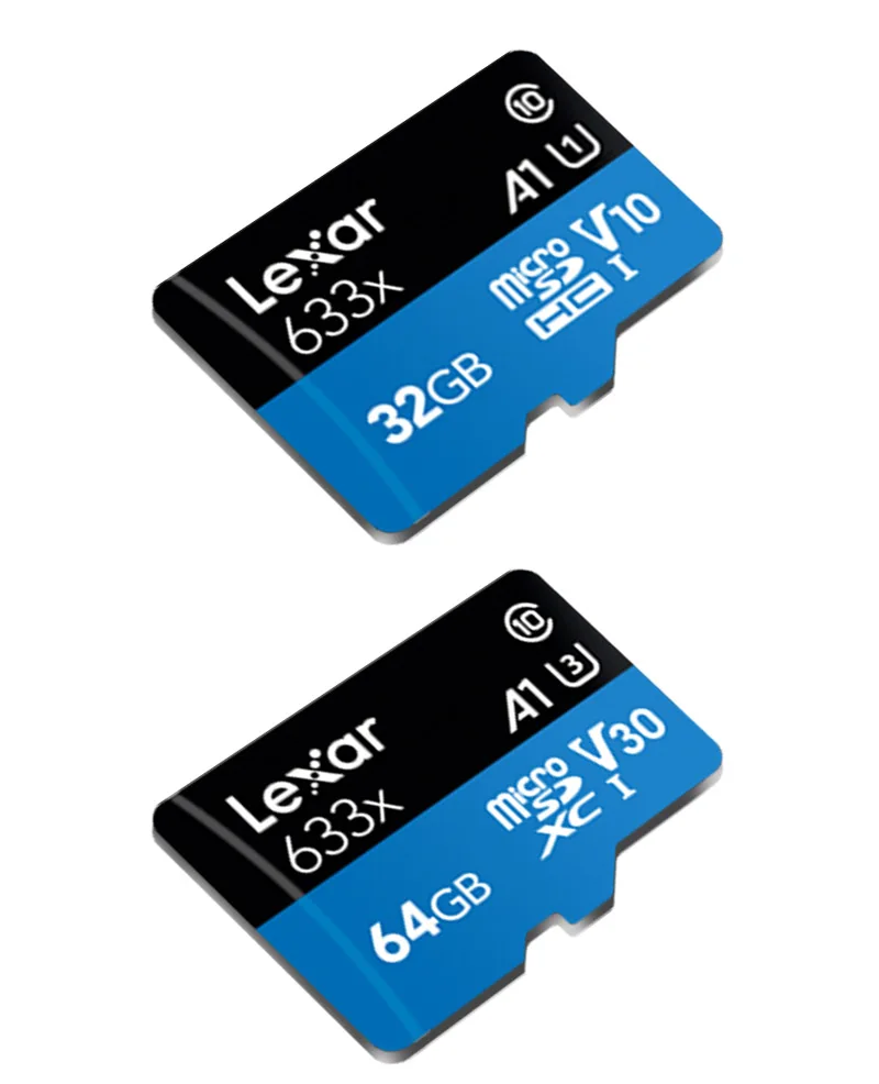 Lexar TF карта памяти SDXC 64 Гб 128 U3 V30 микро SD карты UHS-I Class10 U1 SDHC 32 Гб V10 слот для карт памяти 633x Флэш карта максимум 95 МБ/с