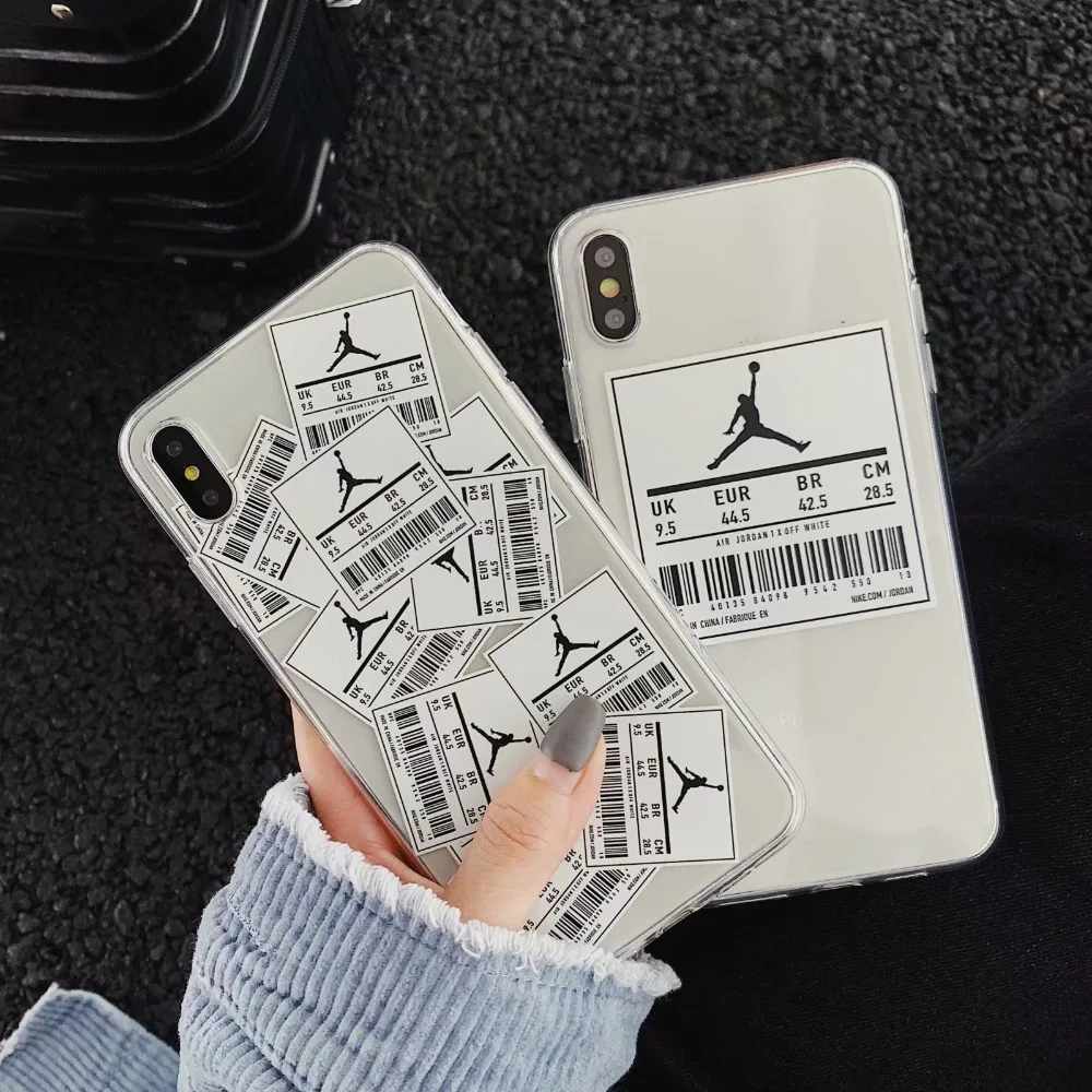 Новый Jordan чехол для iPhone X XS Max XR милый тонкий ТПУ iphone 8 7 6 S Plus мягкие силиконовые