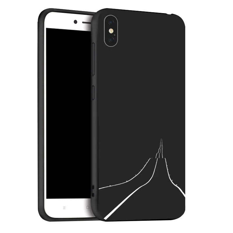 Черный матовый чехол из ТПУ для iPhone XR XS Max X 11 Pro, чехол с рисунком сердца для iPhone 7, 8, 7 Plus, 8 Plus, 6 s, 6Plus