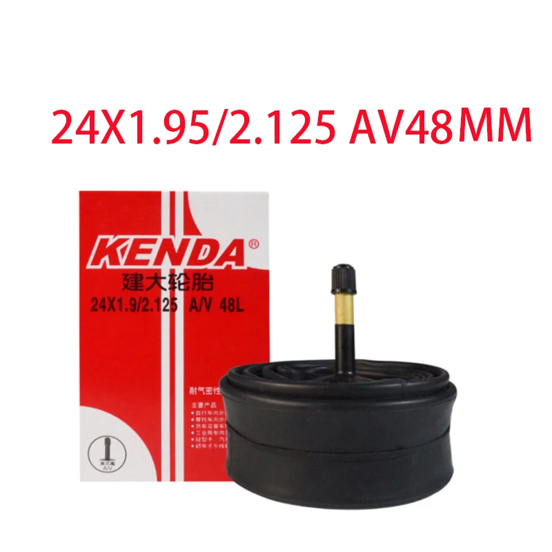 2 шт внутренняя труба KENDA велосипедная шина MTB 24/26/27,5/29/700C горный шоссейный велосипед 29 дюймов AV FV велосипедные шины резиновая трубка Велоспорт - Цвет: 2PCS24X1.952.125AV48