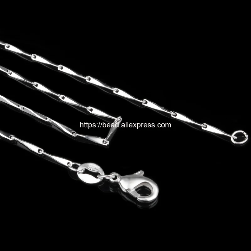 Посеребренная цепочка для изготовления ювелирных изделий 1 0 мм 18 дюймов |