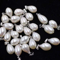 wholesale 10 pcs drop 8 5 912 15mm freshwater pearl pendants