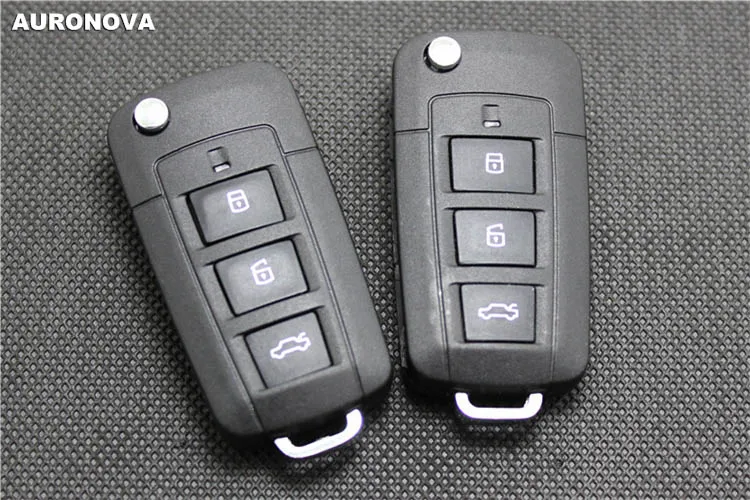 Auronnova новое обновление складной ключ оболочки для hyundai Sonata NF 3 кнопки чехол для дистанционного ключа от машины