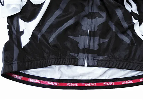 Мужской свитер WOSAWE унисекс из полиэстера для езды на велосипеде бега спорта