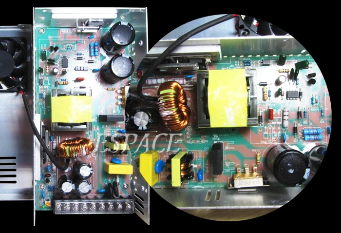 Лучшее качество 24V 20A 480W Драйвер импульсного источника питания для светодиодной ленты AC 100-240V вход в DC 24V