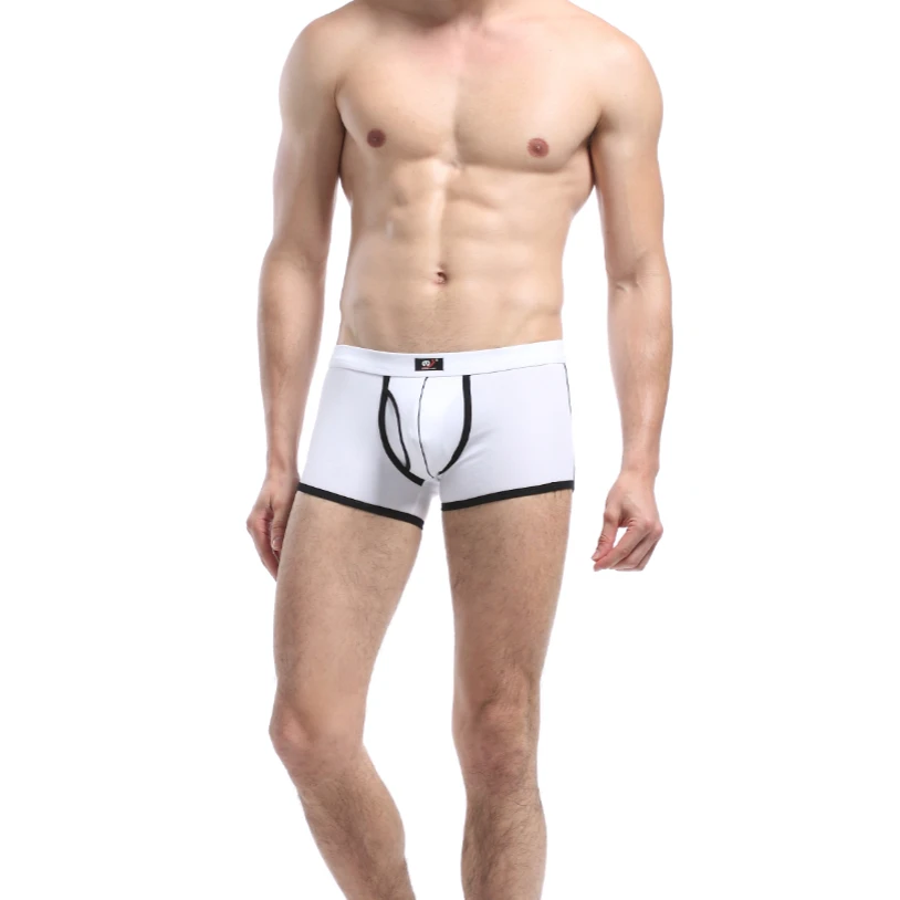 WJ брендовая одежда мужские боксеры нижнее белье шорты однотонное повседневное