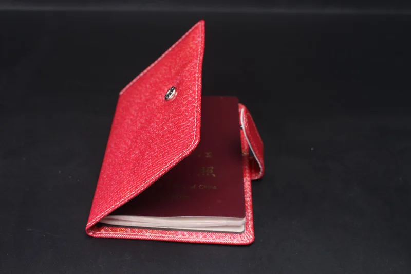 2018 Новый однотонный Блестящий цветной чехол для паспорта искусственная кожа