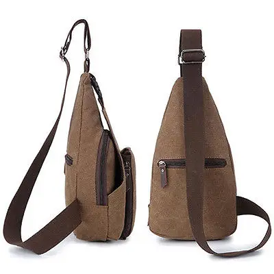 Горячая Распродажа Мужская Холщовая Сумка повседневная сумка через плечо