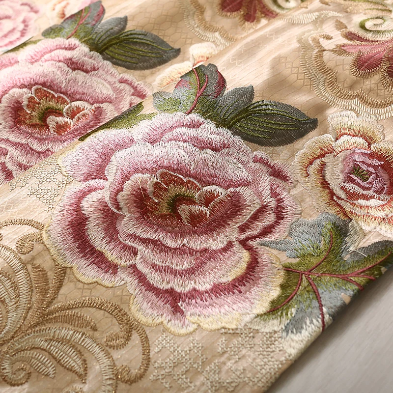 Комплект! Хелен занавески Роскошные для гостиной с Valance европейский стиль