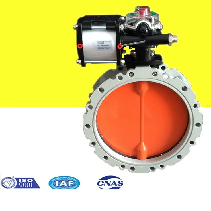 Пневматический порошковый цементный двойной фланцевый клапан бабочка|valve|valve