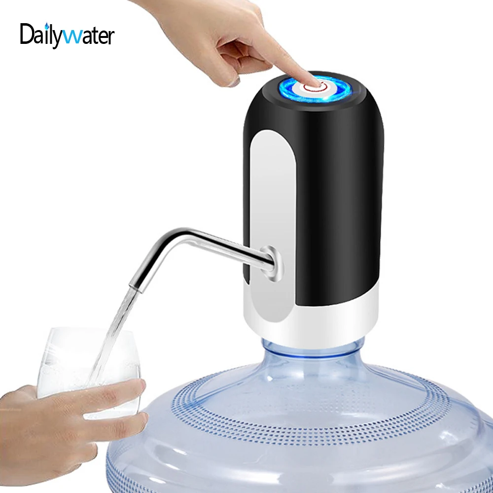 Водяной кувшин портативный Электрический диспенсер для воды насос usb зарядка автоматический насос для питьевой воды для универсальной бутылки 3-5 галлонов