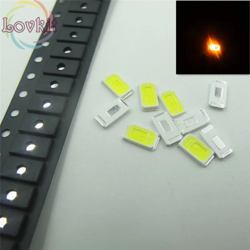 100 шт. 5630 5730 SMD/SMT чип оранжевый/Янтарный светодиод ультра яркий светоизлучающий