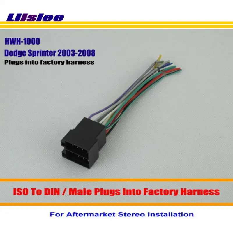 Liislee автомобильный Радио CD плеер на Aftermarket Стерео DVD GPS NAVI монтажные комплекты жгут
