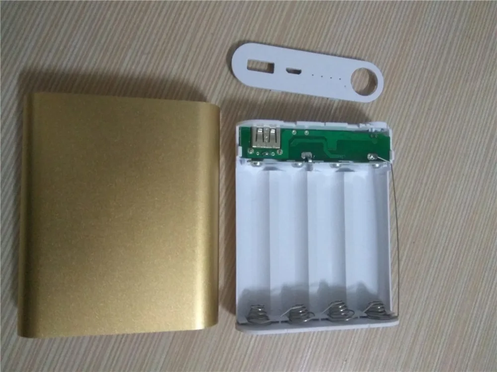

Portable 4X 18650 Battery(No include) Charger DIY Power Bank Case Kit For xiaomi DIY powerbank Box can hold 10400mah