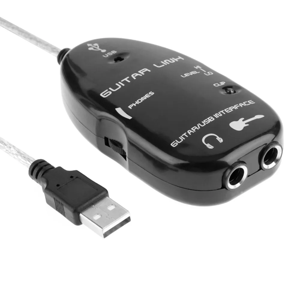 16 бит 44 1/48 кГц гитара К USB звуковому проигрывателю звуковая карта эффекторный