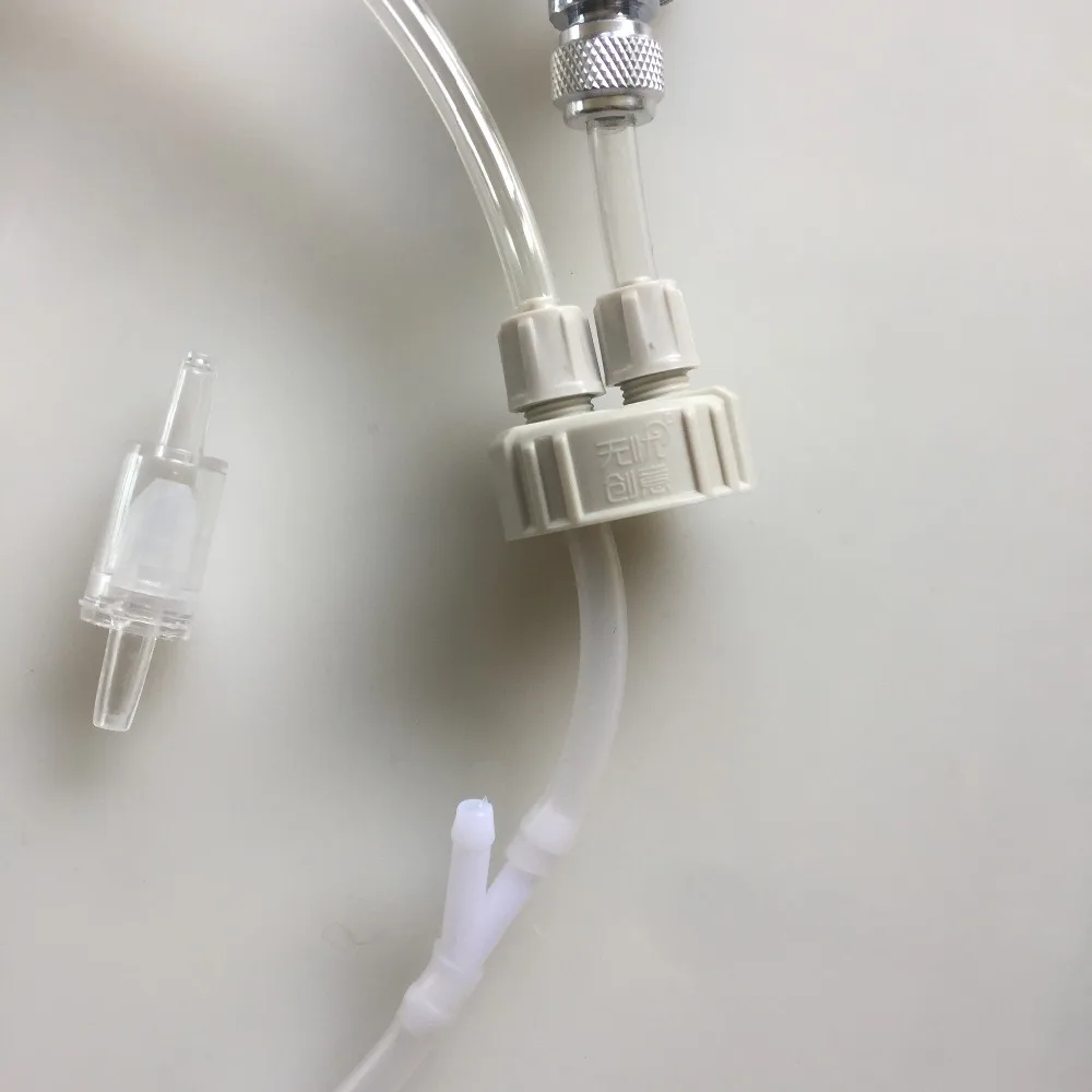 Аквариум DIY CO2 система генератора клапан сброса давления Регулировка воздушного потока воды завод рыбы аквариума CO2 клапан диффузор