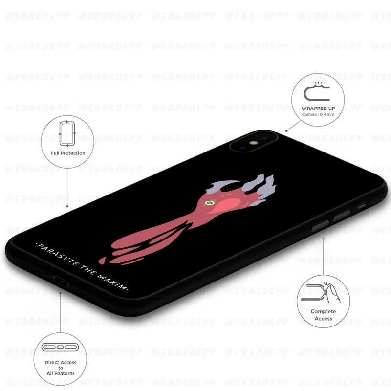 Мягкий силиконовый чехол WEBBEDEPP Parasyte для iPhone 11 Pro Xr Xs Max X или 10 8 7 6 6S Plus 5 5S SE Case |