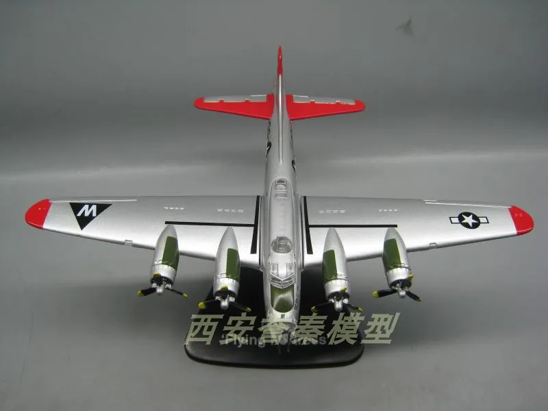 ATLAS 1/144 масштаб военная модель игрушки Второй мировой войны USAF B-17 летающая крепость бомбардировщик литой металлический самолет модель игрушки для коллекции