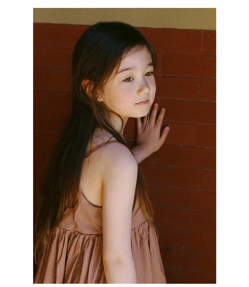 Summer Girl Dress Casual Kis Girl Linen Clothings Beach Dress Maxi Girl Holiday Clothings Princess Clothes