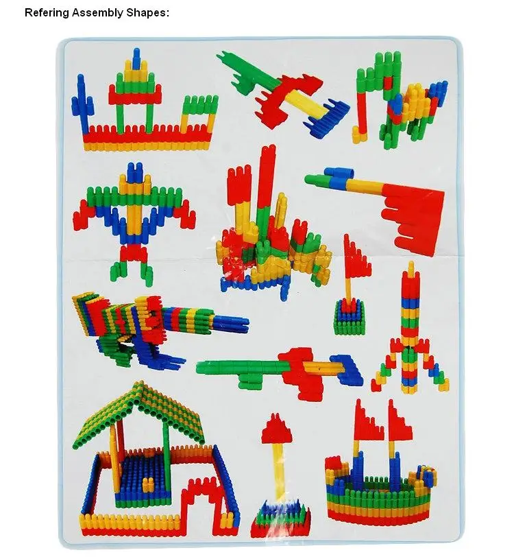 Большие игрушечные пули пластиковые строительные блоки самоблокирующийся