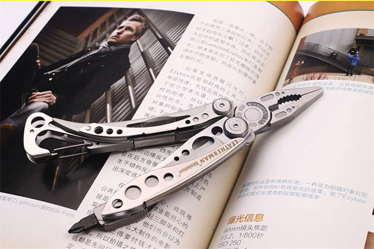 LEATHERMAN-skelecool легкий Мультитул с комбинированным ножом и открывалкой для бутылок XS/SX/CX/RX
