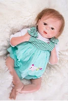 most popular 18 inch reborn girl doll silicone 46cm princess girl bebes reborn boneca baby alive dolls for children toy masha