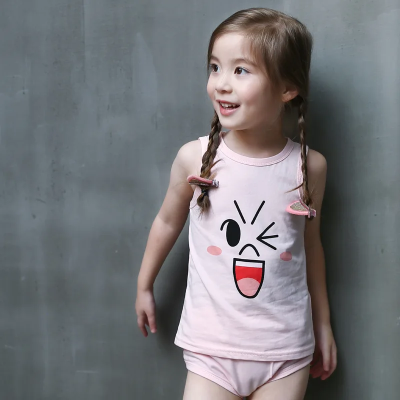 Скидка 2016 мода лето новорожденных девочек мультфильм выражение печати хлопок