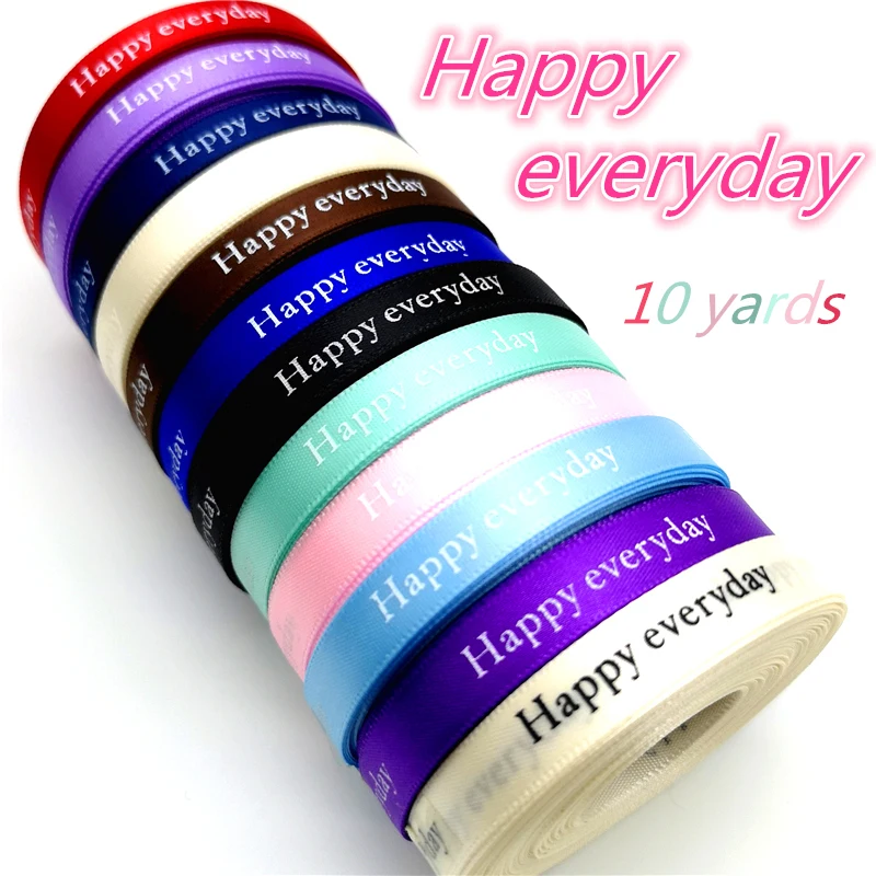 Ленты для шитья и упаковки DIY 10 ярдов мм (3/8 дюйма) романтичная подарочная упаковка
