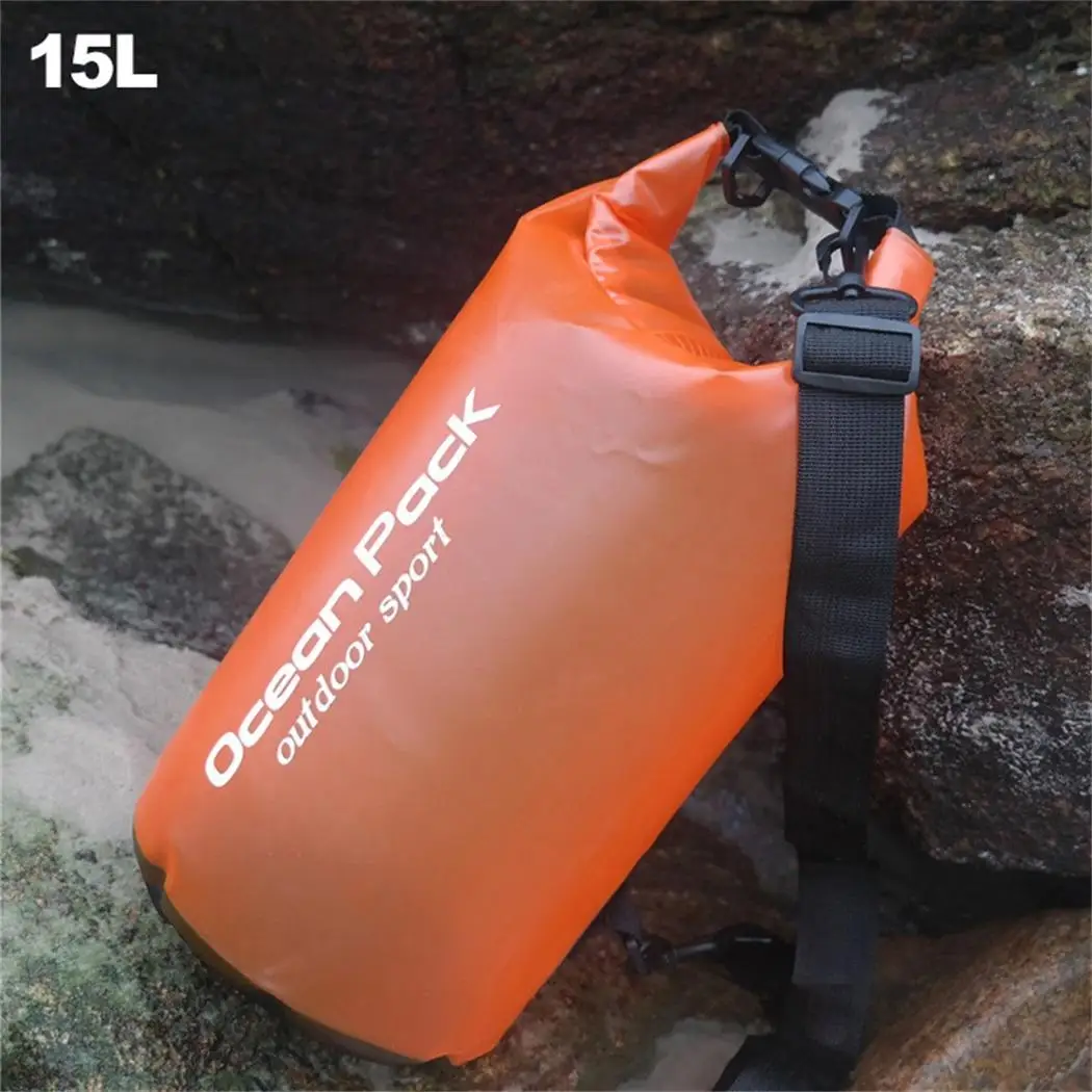 orange 15l Унисекс повседневное водостойкий Письмо печати рюкзак Открытый 2L, 5L, 10L, 15L Пряжка Спортивная сумка рюкзак сумка - Цвет: orange 15l