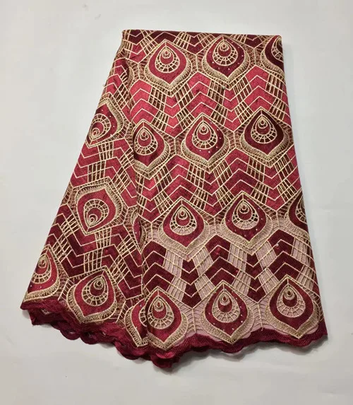 2017 Оптовая африканские французский Кружева Ткани с Стразы Высокое качество