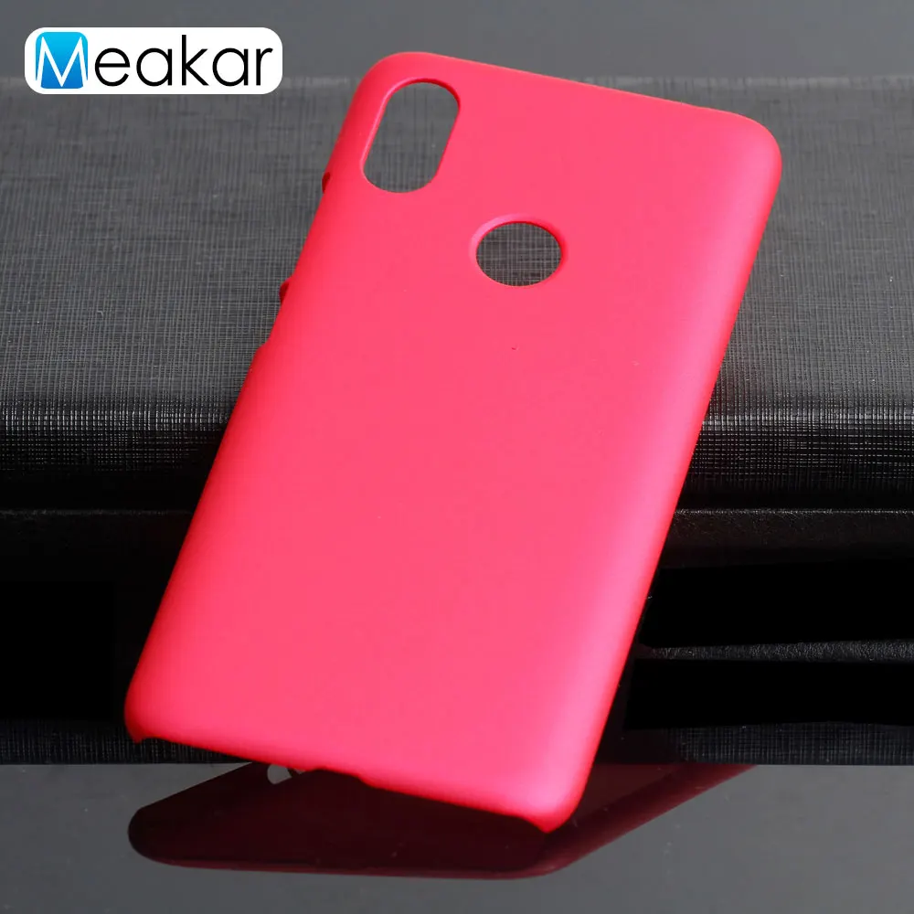 Матовая Пластик Coque 5.99For Xiaomi Redmi S2 чехол для Xiaomi Redmi S2 Y2 RedmiS2 RedmiY2 телефона чехол-лента на заднюю панель - Цвет: Rose Red