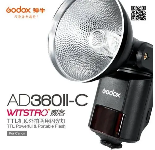 GODOX WITSTRO AD360II C 360 W GN80 E TTL Одиночная вспышка Speedlite для Canon DSLR|speedlite for canon|flash speedlite canonflash