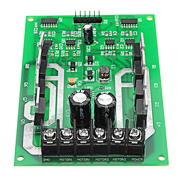 DC 3 36V 15A пики 30A ШИМ Двухканальный драйвер двигателей плата высокая мощность H Мост