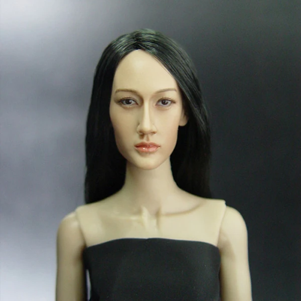 

KUMIK 044 Maggie Q Nikita 1/6 Head Sculpt Model For 12 Inch Phicen Hot Toys/Jodoll/Kumik Female Girl Body Action Figure