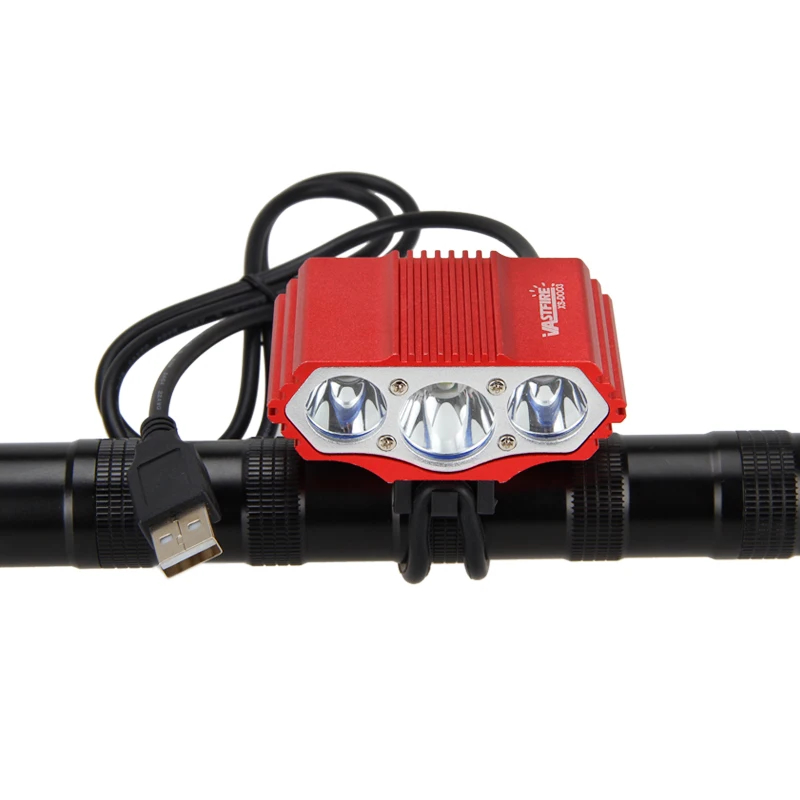 Фонарь на руль велосипеда 15000лм с USB портом|bicycle front|handlebar lightbicycle front light |