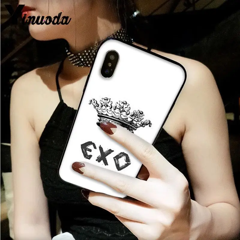 Yinuoda EXO band k-pop kpop Новинка чехол для телефона Fundas чехол для Apple iPhone 8 7 6 6S Plus X XS MAX 5 5S SE XR Чехол для мобильного телефона