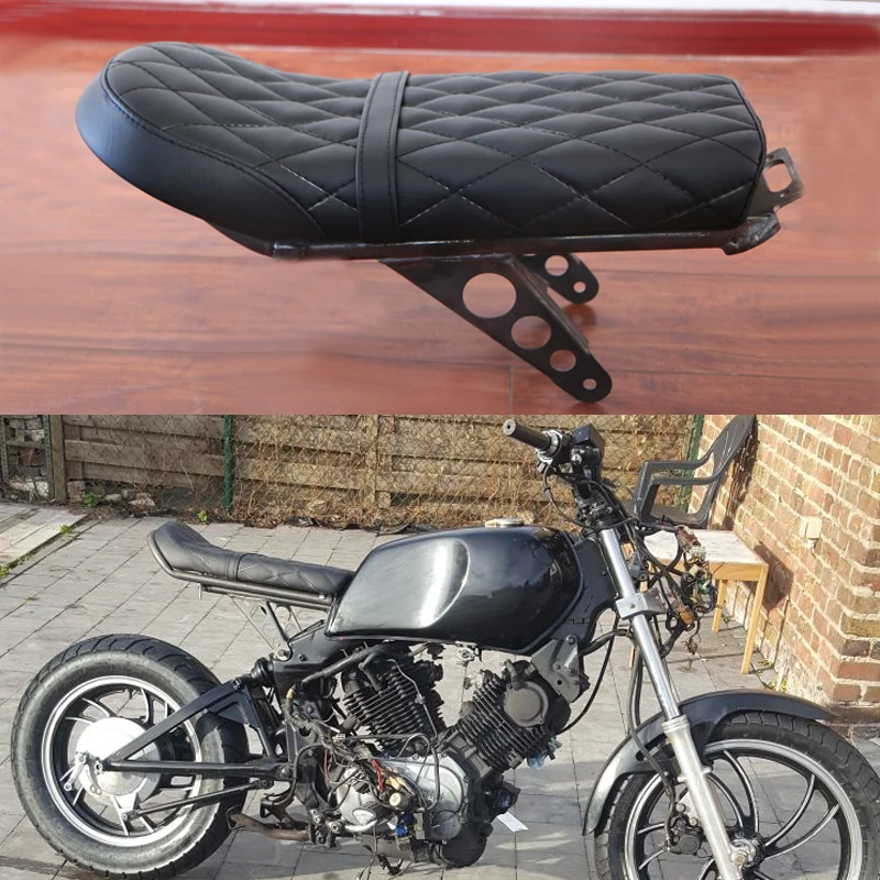 Модифицированный Железный подрамник сиденья для кафе рейсеров YAMAHA VIRAGO + сиденье|