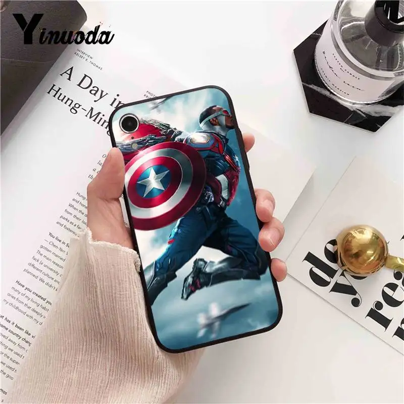 Чехол для телефона Yinuoda Marvel the Avengers Endgame Super hero Captain iPhone 8 7 6 6S 6plus X XS MAX 5 5S SE XR 10 11 pro max |