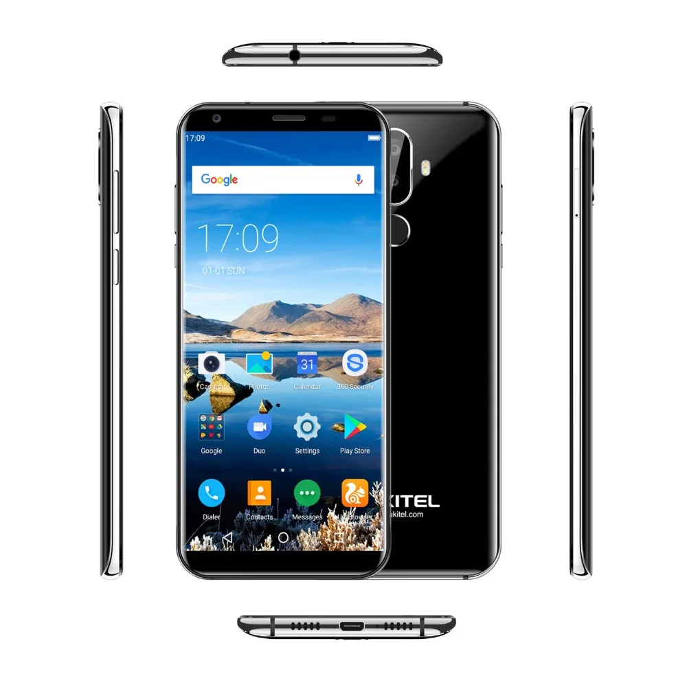 OUKITEL K5 Quad Core отпечатков пальцев Android 7 0 смартфон 2 + 16 ГБ 13 5 Мп мобильный телефон