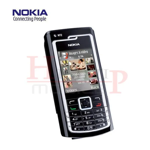 Отремонтированный N72 Nokia N72 Мобильные телефоны FM радио 2MP Bluetooth Jave 1 год гарантии