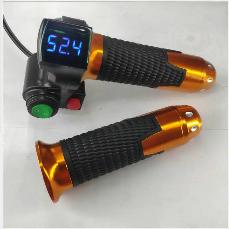 12-120v Напряжение метр + дроссельная заслонка 2 переключатели для электрический