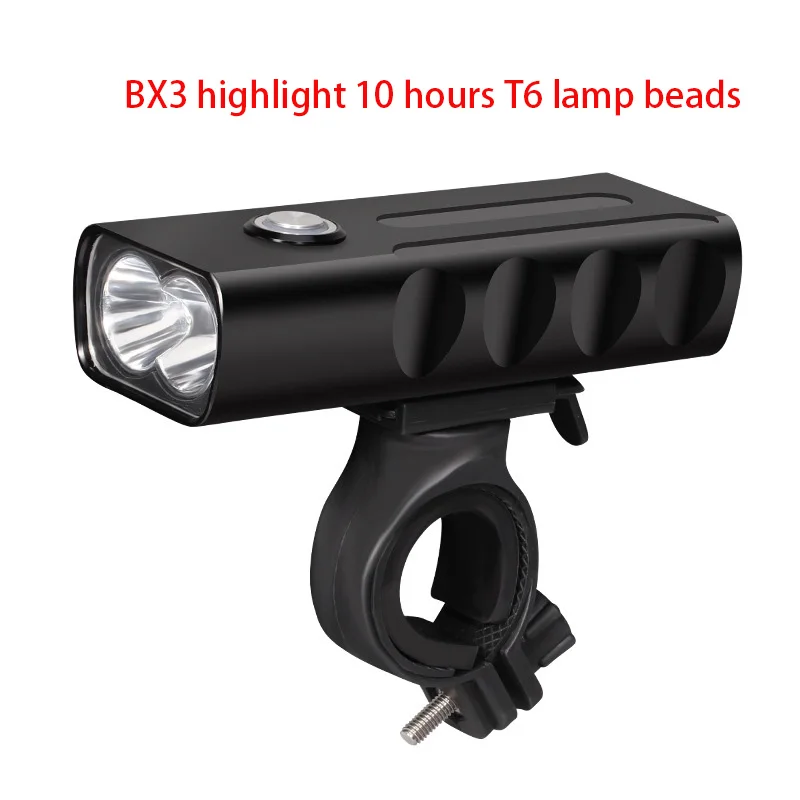 10 hours T6 BX2/BX3 USB Перезаряжаемый велосипедный светильник, передний руль, велосипедный светодиодный светильник, батарея, вспышка, светильник фонарь, головной светильник, Аксессуары для велосипеда - Цвет: 10 hours T6