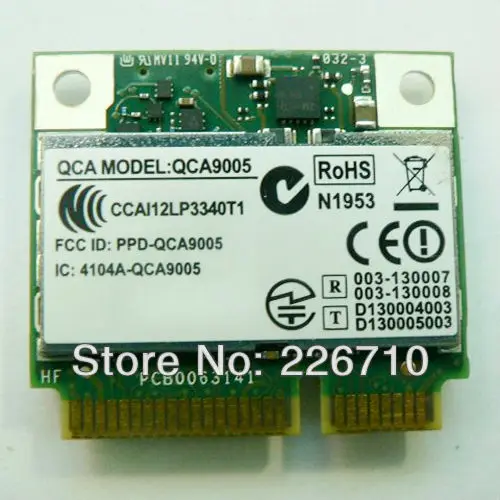 Беспроводная мини карта DW1601 QCA9005 8V256 WiGig 802.11AD 7 Гбит/с PCI E для ноутбуков Dell Latitude 6430u